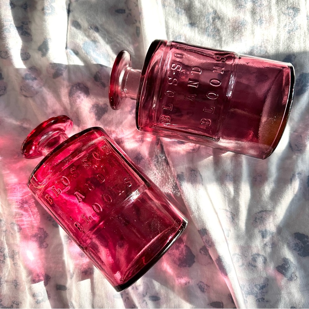 Set of Glass Decorative Vases